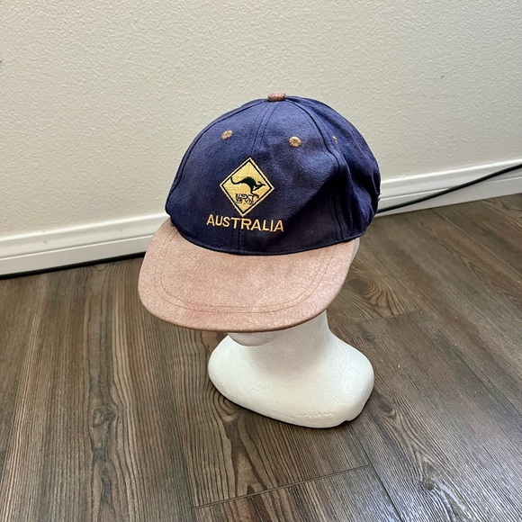 Australia Cap - Blue and Tan - Picture 1 of 10